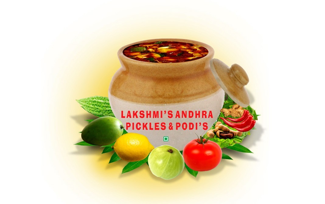 Lakshmi's Andhra Pickles & Podi's Nimmakai Lemon Pickle    Glass Jar  500 grams